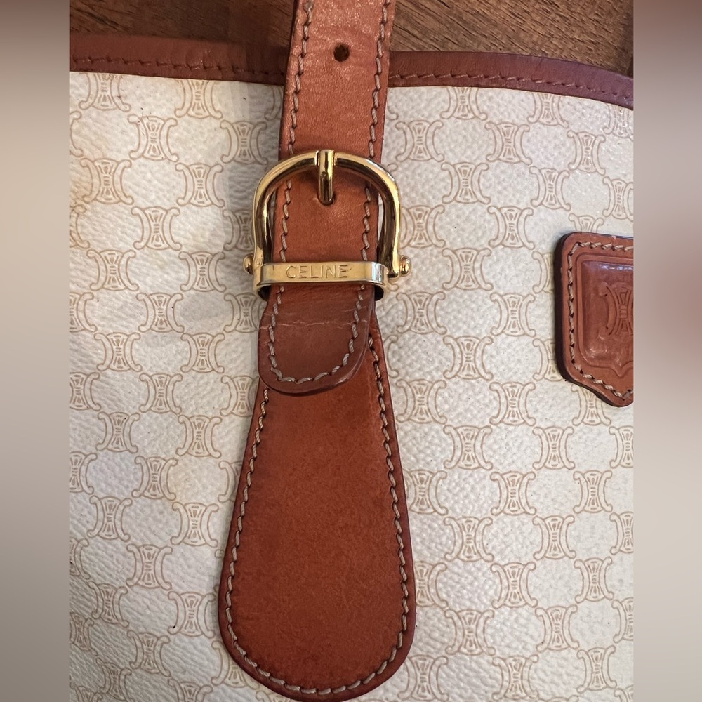 Celine | Vintage Macadam Canvas Tote - Picture 12 of 15